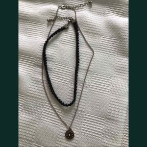 Forever 21 necklace + choker set